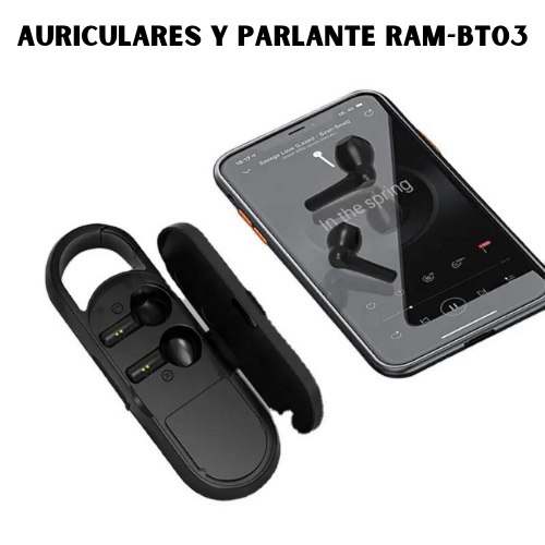 RAM-BT03 AURICULAR Y PARLANTE RAMITECH