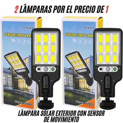 2 Lamparas Solares SUPERBRIGHT JY - 616 - 4, para exterior - Lleva de Todo Colombia