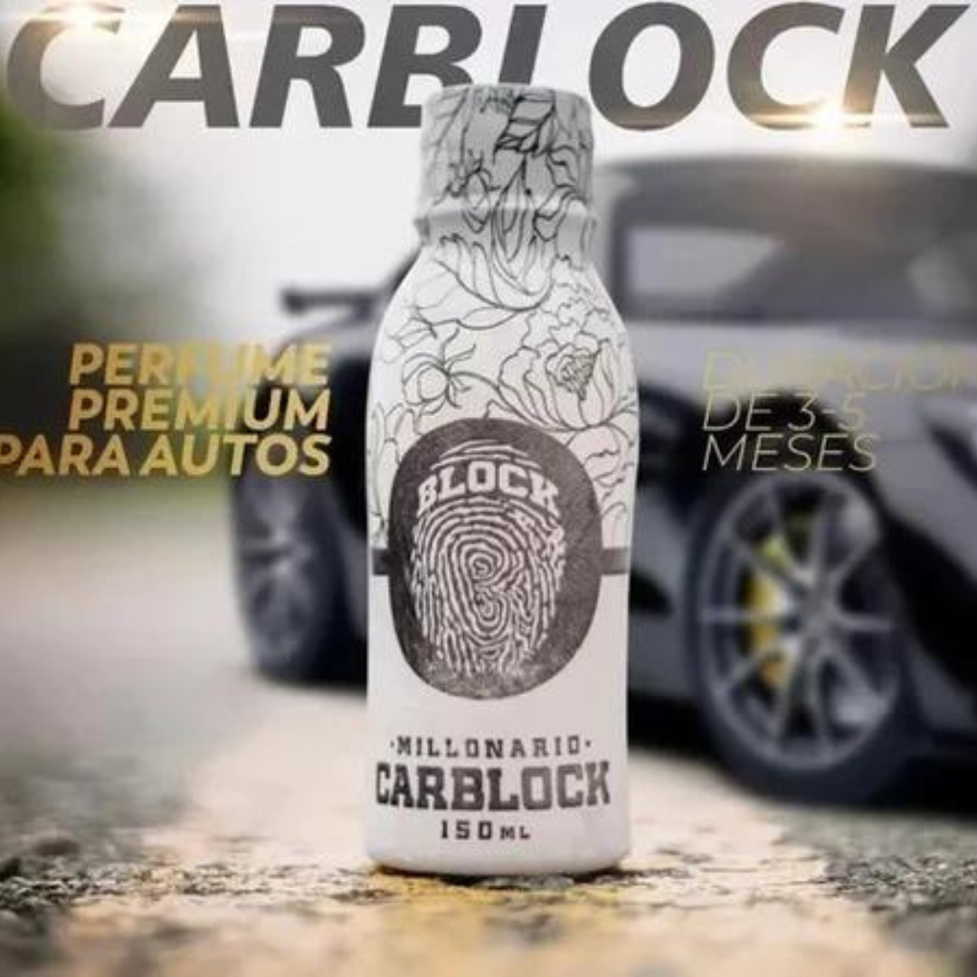 CARBLOCK PERFUME DE LUJO PARA VEHICULOS