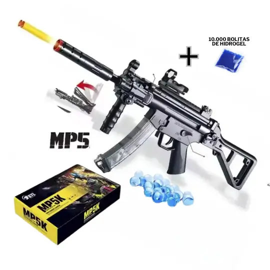 JUGUETE MP5 y M4 LANZADOR MUNICION HIDROGEL, OFERTA DE FIN DE AÑO