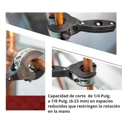 Cortador de Tubos con Trinquete Cutter Pro - Lleva de Todo Colombia