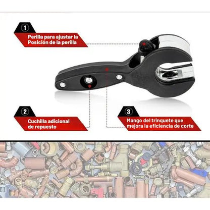 Cortador de Tubos con Trinquete Cutter Pro - Lleva de Todo Colombia