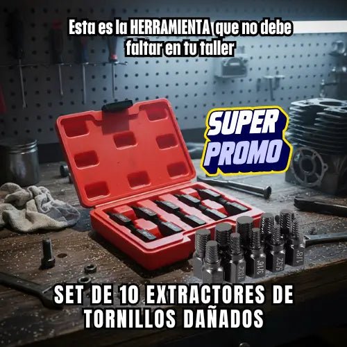 El extractor de tornillos atascados "🔩 ¡Despídete de los tornillos oxidados y dañados en segundos!" - Lleva de Todo Colombia