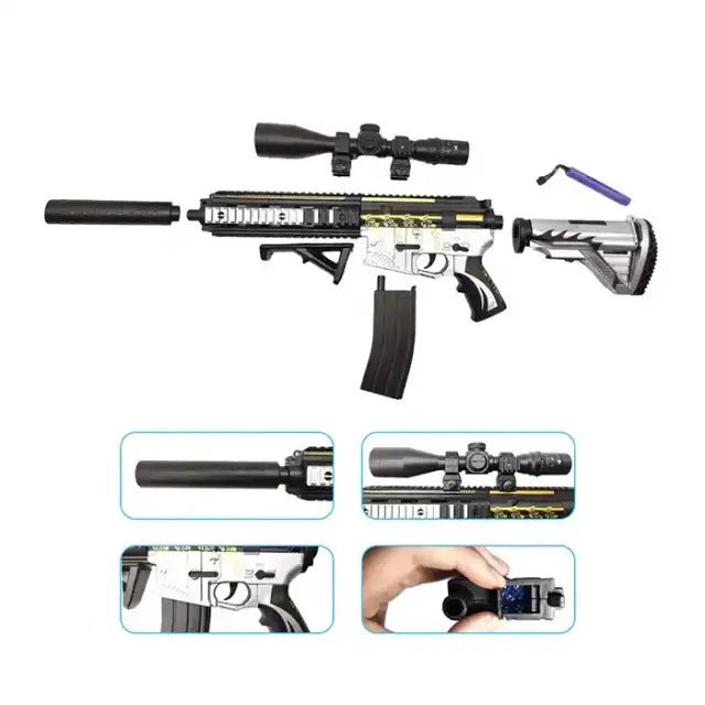 Fusil de Juguete: Dispara Bolas de Hidrogel "Agua" con Precisión - Lleva de Todo Colombia