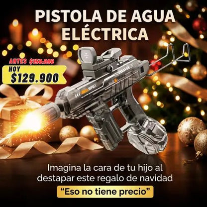 Pistola Agua con Boquilla Luminosa tipo UZI 🎅OFERTA EXCLUSIVA DE NAVIDAD🎄 - Lleva de Todo Colombia