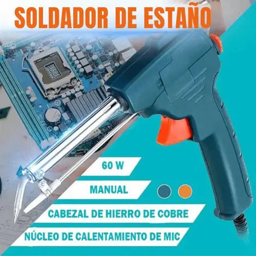 PISTOLA SOLDADOR DE ESTAÑO "Soluciones de Soldadura Todo en Uno" - Lleva de Todo Colombia